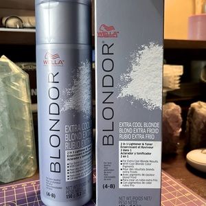 Wella Blondor Extra cool blonde 2 in 1 lightener & toner. BRAND NEW
